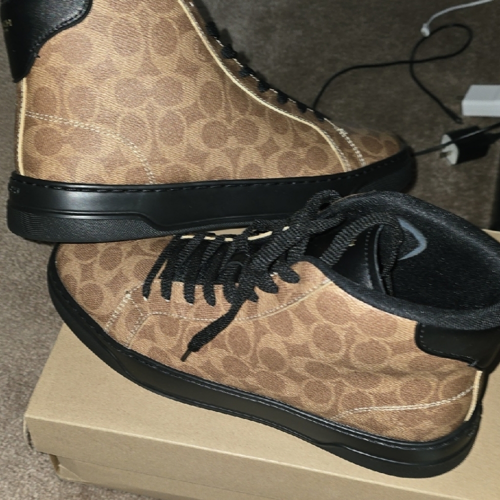 Coach Brown and Black Loafers